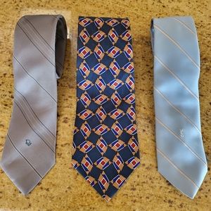 YSL & DIOR Vintage Logo Ties